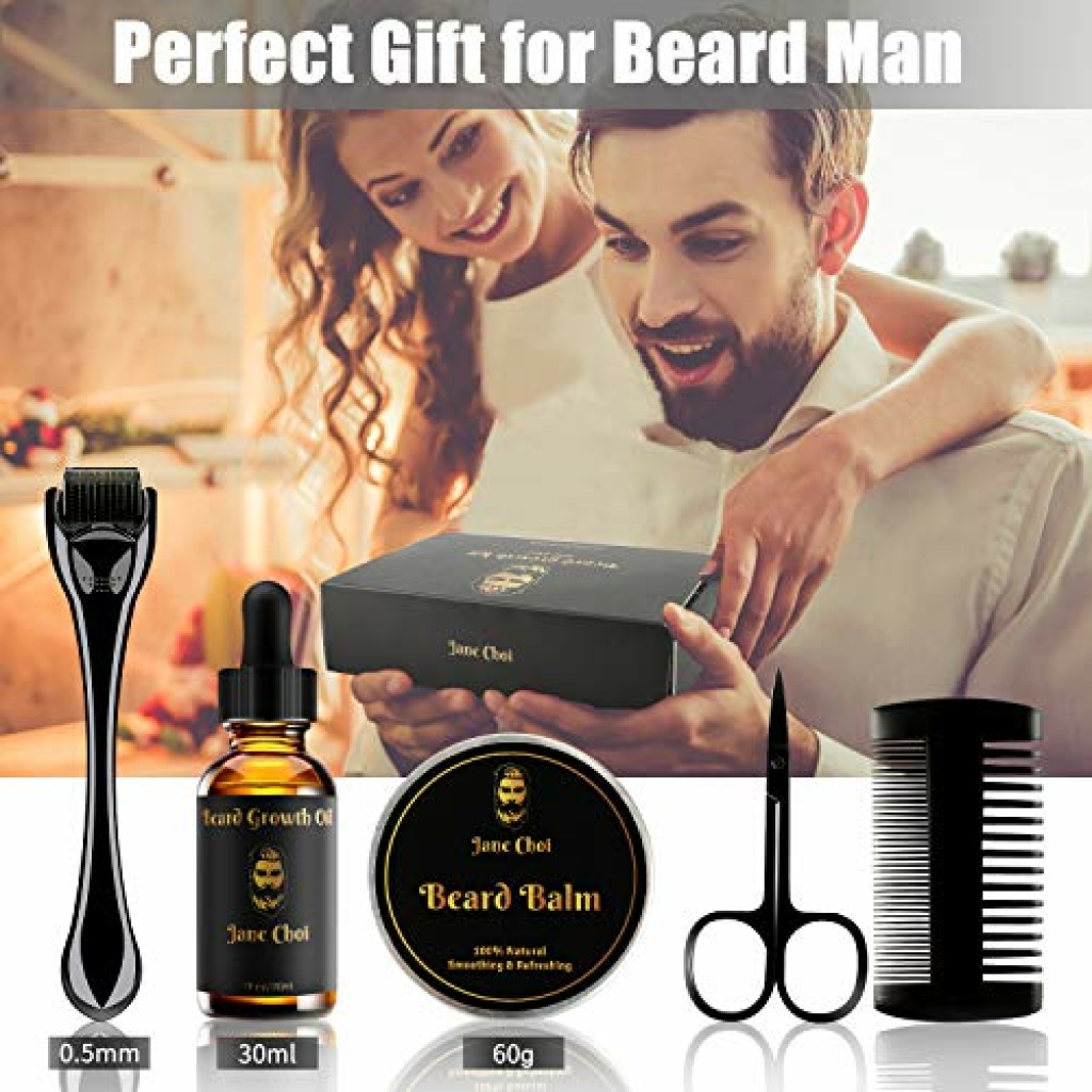 Beard Growth Kit, Beard Grooming Tools for Beard Rapid Growth and