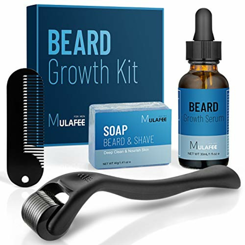 Beard Growth Kit for Men, Derma Beard Roller/Beard Growth Activator