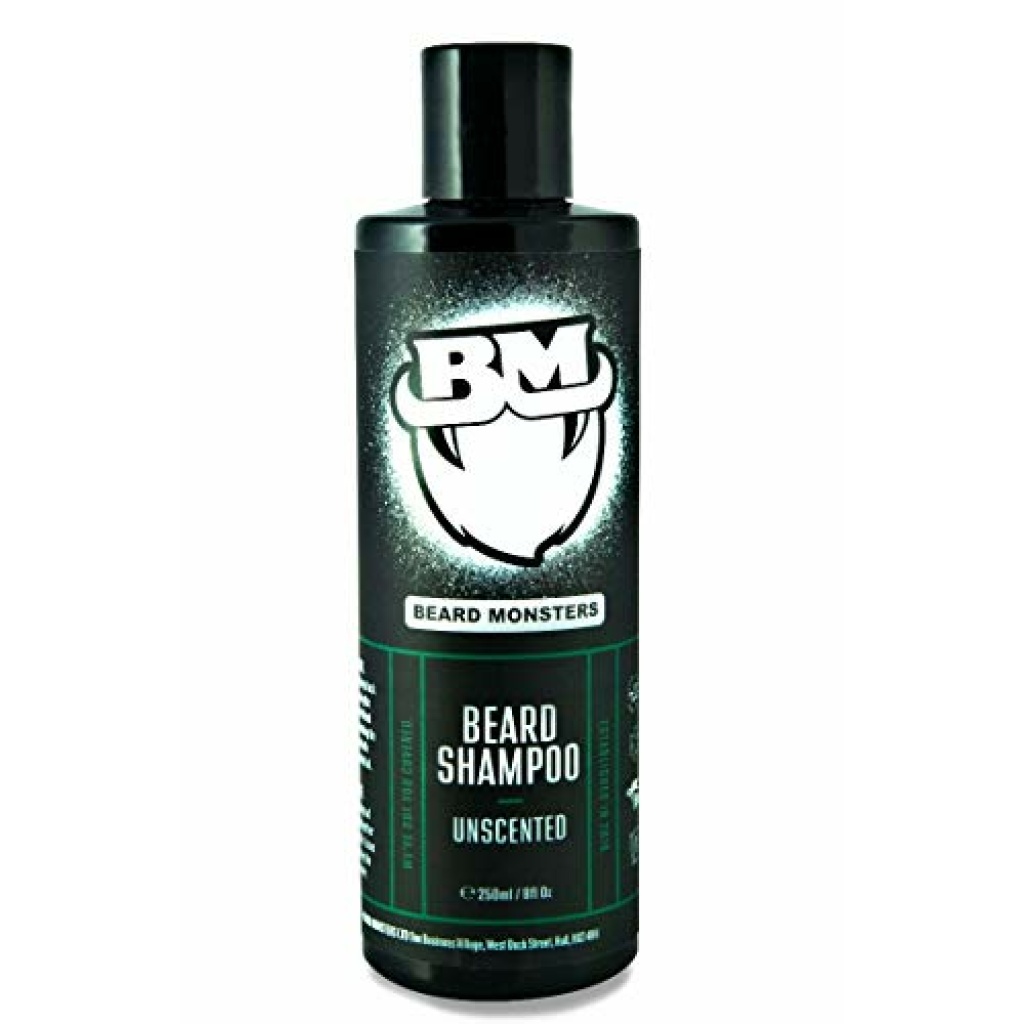 Beard Monsters Sulfate Free Shampoo for Beard Treatment. Anti Dandruff, Anti Itchy, Moisture