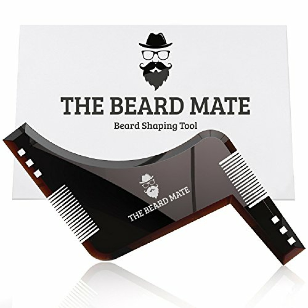 Beard Shaping Tool Template. Beard Shaper Tool Plus Comb for line up