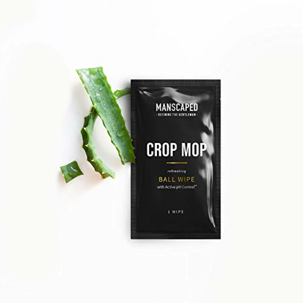 MANSCAPED™ Crop Mop™ OnTheGo Individually Wrapped Ball Wipes, Anti