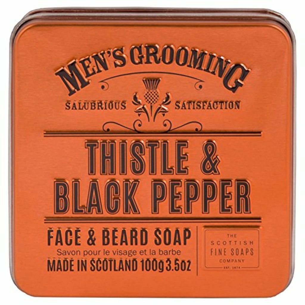 Men's Grooming by Scottish Fine Soaps Thistle & Black Pepper Face