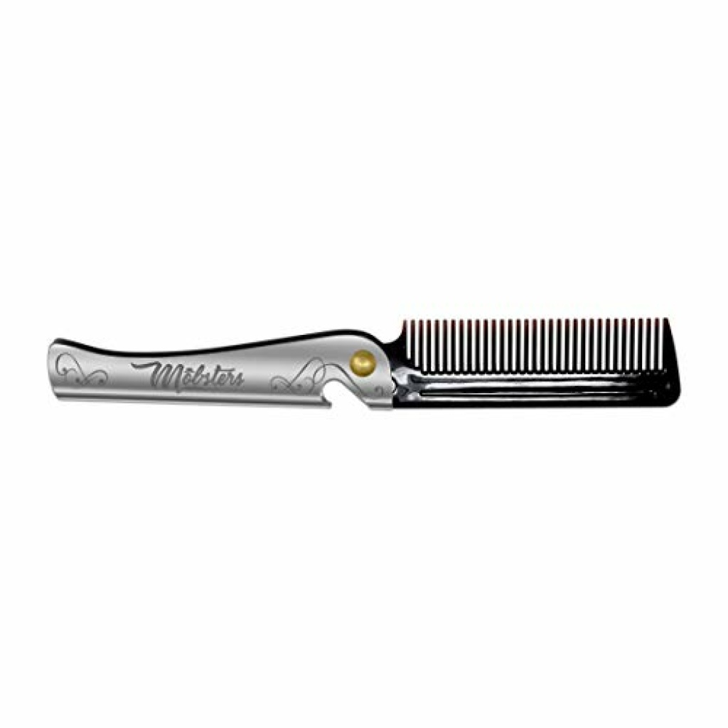 Mobsters Folding Comb for Men PocketSized Hair, Beard, and Mustache