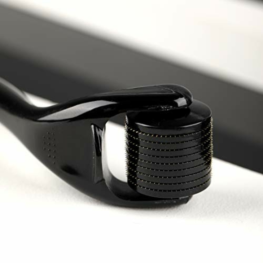 uLab Ultimate Gorilla Beard Growth Kit with Derma Roller, Beard Oil