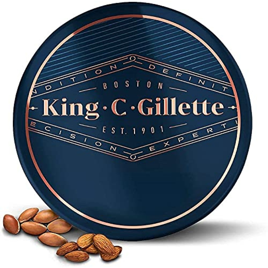 King C. Gillette Beard Grooming Balm for Men with Cocoa Butter Mancunian Beard Grooming