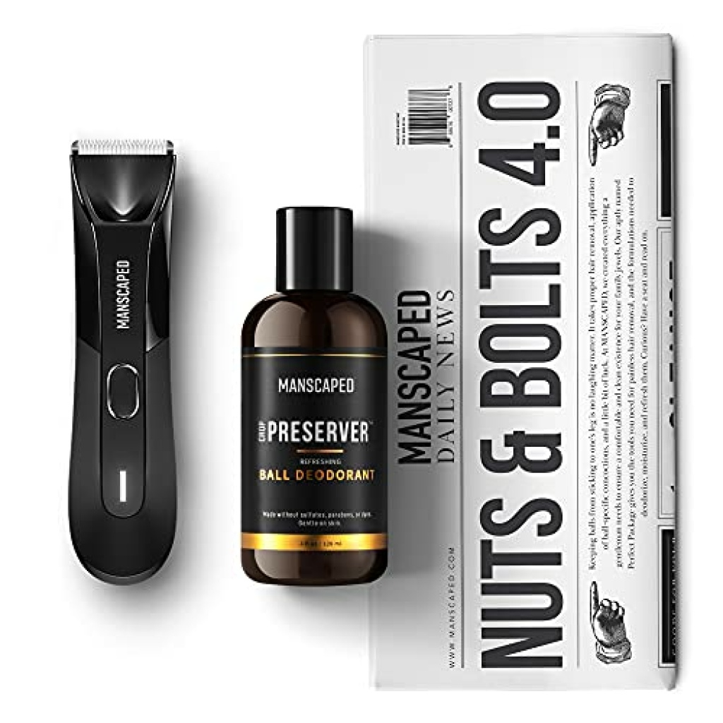 MANSCAPED™ Nuts and Bolts 4.0, Men's Grooming Kit, Includes The Lawn