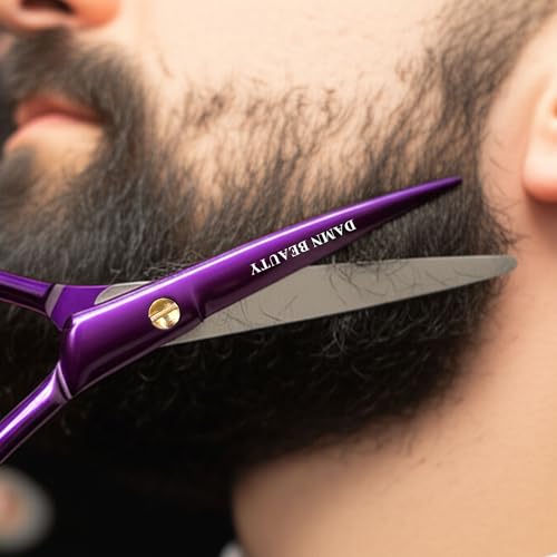 55-Professional-Hair-and-Beard-Scissor-For-Men-Women-German-Shears-Use-for-Facial-Hair-Trimming-Grooming-Cutting-and-Styling-of-Beard-Purple-0-0