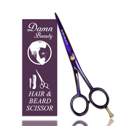 55-Professional-Hair-and-Beard-Scissor-For-Men-Women-German-Shears-Use-for-Facial-Hair-Trimming-Grooming-Cutting-and-Styling-of-Beard-Purple-0