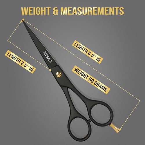 65-Professional-Black-Hair-Scissors-with-Leather-Pouch-in-Box-Premium-High-Carbon-Stainless-Steel-Barber-Shears-for-Men-Women-Kids-Hair-Cutting-Scissors-for-Home-Salon-Use-0-0