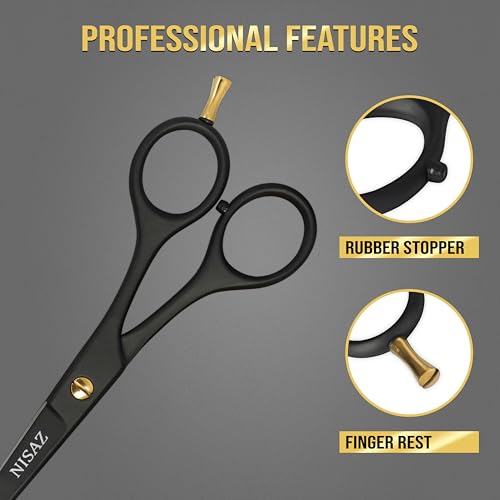 65-Professional-Black-Hair-Scissors-with-Leather-Pouch-in-Box-Premium-High-Carbon-Stainless-Steel-Barber-Shears-for-Men-Women-Kids-Hair-Cutting-Scissors-for-Home-Salon-Use-0-2