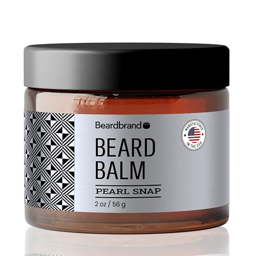 Beard-Balm-for-Men-Travel-Pack-Supports-Thicker-Beard-Pearl-Snap-Scent-Natural-Ingredients-Butter-Reduces-Dryness-Enhances-Look-2-oz-0