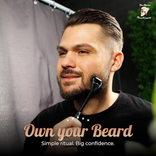 Beard-Derma-Roller-Scalp-Hair-Care--Microneedle-dermaroller-for-Beard-Facial-Hair-Rodillo-para-Minoxidil-Supports-Thicker-Looking-Beard-Patchy-Beard-Filler-for-Men-0-3