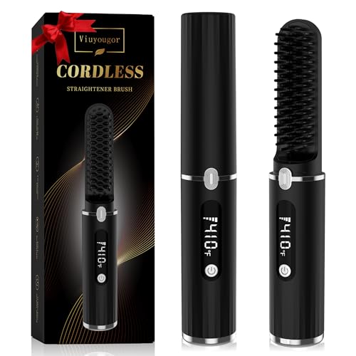 Beard-Straightener-for-Men-Cordless-Heated-Beard-Straightening-Comb-with-LCD-Beard-and-Hair-Straightener-Brush-Hot-Comb-Anti-Scald-Automatic-Shut-Off-Portable-for-Travel-0