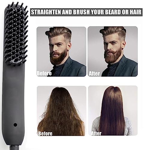 BenRich-Beard-Straightener-for-Men-Professional-Heated-Straightening-Comb-with-Ceramic-Ionic-Technology-Anti-Scald-5-Temp-Settings-LCD-Display-Gifts-for-Fathers-Day-Anniversary-Birthday-0-0