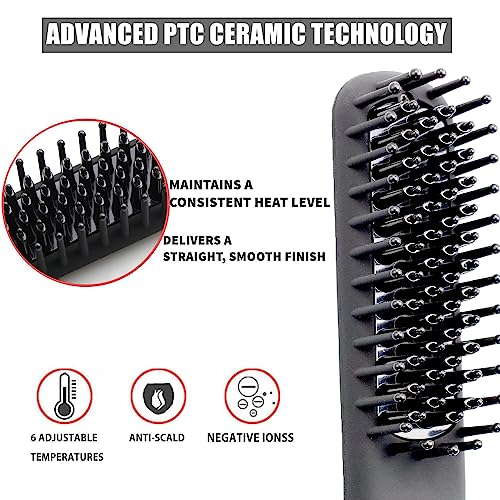 BenRich-Beard-Straightener-for-Men-Professional-Heated-Straightening-Comb-with-Ceramic-Ionic-Technology-Anti-Scald-5-Temp-Settings-LCD-Display-Gifts-for-Fathers-Day-Anniversary-Birthday-0-3