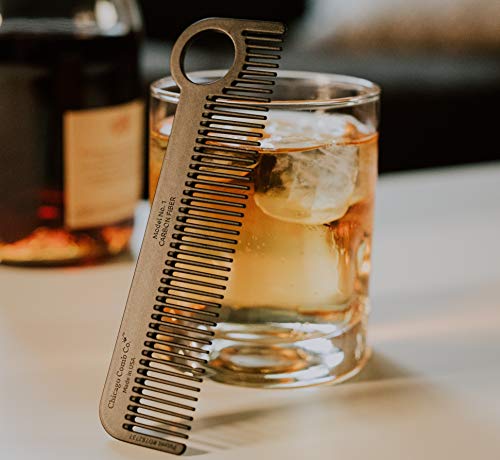 Chicago-Comb-Model-1-Carbon-Fiber-Made-in-USA-smooth-strong-and-light-anti-static-heat-resistant-55-inches-14-cm-long-ultimate-daily-use-pocket-and-travel-comb-0-3
