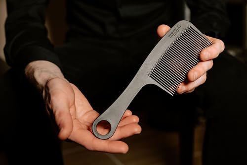 Chicago-Comb-Model-14-Carbon-Fiber-Made-in-USA-Anti-static-Detangling-Styling-Shower-comb-84-inches-21-cm-long-0-0