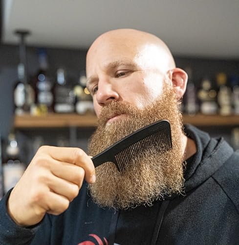 Chicago-Comb-Model-14-Carbon-Fiber-Made-in-USA-Anti-static-Detangling-Styling-Shower-comb-84-inches-21-cm-long-0-2