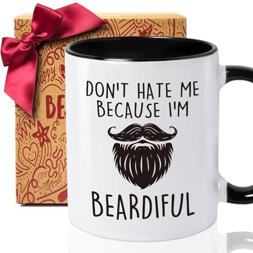 Dont-Hate-Me-Because-Im-Beardiful-Coffee-Mug-Gift-for-Men-Funny-Beard-Mugs-Gifts-for-him-Unique-Birthday-or-Christmas-mug-gift-Idea-for-Husband-Boyfriend-Brother-Dad-Men-Uncle-Grandpa-42-0