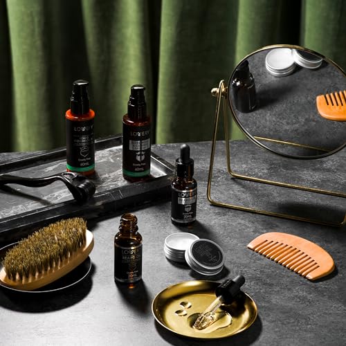 Gifts-for-Men-Beard-Grooming-Kit-Holiday-Gift-Beard-Kit-Set-with-Beard-Oil-Balm-Wash-Brush-Comb-More-Mens-Gifts-for-Him-Dad-Birthday-Boyfriend-Husband-Man-0-1