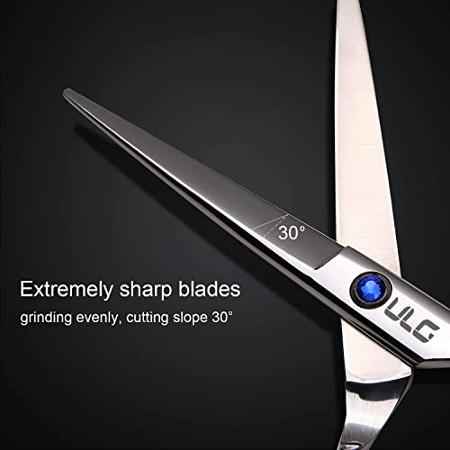 Hair-Cutting-Scissors-ULG-Professional-Hair-Scissors-65-inch-Right-Hand-Razor-Edge-Barber-Shears-Salon-Hair-Cutting-Shears-Made-of-Japanese-Stainless-Steel-Hand-Sharpened-Blue-0-3