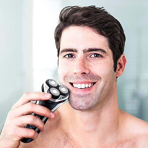 Hatteker-Electric-Shaver-Rotary-Razor-Men-Cordless-Beard-Trimmer-Pop-Trimmer-Waterproof-0-2