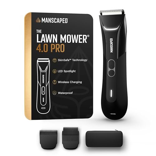 MANSCAPED-The-Lawn-Mower-40-PRO-Groin-Body-Hair-Trimmer-Updated-SkinSafe-Trimmer-Blade-Waterproof-WetDry-Groomer-USB-C-Wireless-Charging-Compatible-Mens-Ball-Shaver-with-Travel-Lock-0