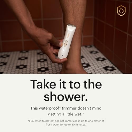 MANSCAPED-The-Lawn-Mower-50-Ultra-Mens-Womens-Groin-Body-Hair-Trimmer--Dual-Head-SkinSafe-Trimmer-Foil-Blades-Waterproof-WetDry-Groomer-USB-C-Rechargeable-with-Travel-Case-White-0-1