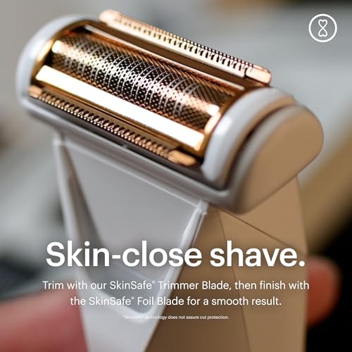 MANSCAPED-The-Lawn-Mower-50-Ultra-Mens-Womens-Groin-Body-Hair-Trimmer--Dual-Head-SkinSafe-Trimmer-Foil-Blades-Waterproof-WetDry-Groomer-USB-C-Rechargeable-with-Travel-Case-White-0-2