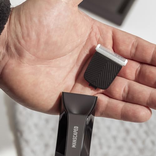 MANSCAPED-The-Lawn-Mower-SkinSafe-Replacement-Trimmer-Blade-Groin-Hair-Groomer-Ceramic-Blade-Head-Refill-Snap-In-Shaver-Cartridge-with-Built-in-Guard-for-Models-20-30-40-1-Pack-0-0