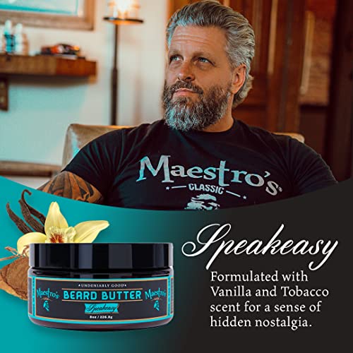 Maestros-Classic-BEARD-BUTTER-Anti-Itch-Extra-Soothing-Hydrating-Beard-Creme-For-All-Beard-Types-Lengths-Speakeasy-Blend-4-Ounce-0-0