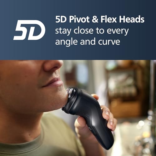 Philips-Norelco-Shaver-3900-Series-Wet-and-Dry-Electric-Shaver-P-Cap-Travel-Pouch-Charging-Stand-Storm-Blue-Model-S334192-0-0