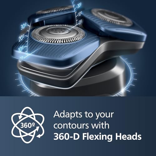 Philips-Norelco-Shaver-7300-Rechargeable-Wet-Dry-Electric-Shaver-with-SenseIQ-Technology-Pop-up-Trimmer-Charging-Stand-Click-on-Nose-Trimmer-Travel-Case-S788792-0-3