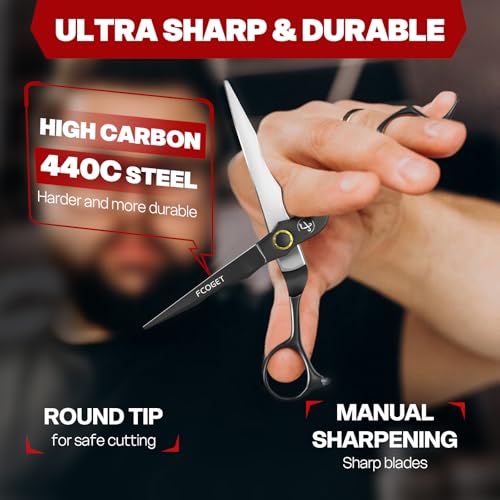 Professional-Barber-Hair-Cutting-Scissors-Shears-Right-Hand-68-HIGH-END-Extremely-Sharp-Haircut-Scissors-Professional-Hairdressing-Shears-440C-Stainless-Steel-for-Salon-Home-Stylists-0-1