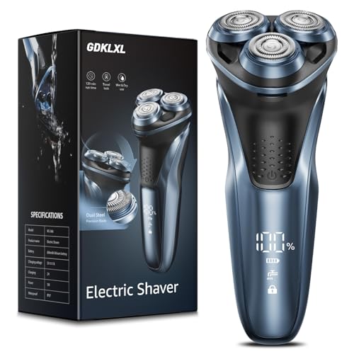 Rechargeable-Electric-Razor-for-Men-IPX7-Waterproof-5D-Floating-Head-Shaver-90-Min-Runtime-USB-C-Fast-Charge-Hypoallergenic-Blades-Travel-Lock-0