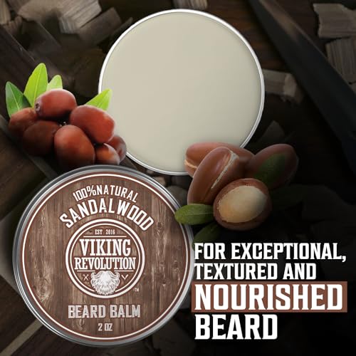 Viking-Revolution-Sandalwood-Beard-Balm-Beard-Butter-with-Argan-Oil-Beard-Softener-for-Men-with-Jojoba-Oil-Beard-Moisturizer-for-Men-with-Beeswax-Beard-Wax-for-Men-2oz-1-Pack-0-3