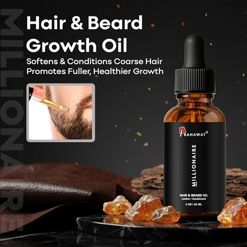 BAHAWAT-Beard-Oil-Premium-Beard-Oil-Conditioner-Softener-Leather-Sandalwood-scent-Eliminates-Beard-Itch-Promote-a-Healthy-Full-Beard-Natural-Ingredients-2-ounce-0-4